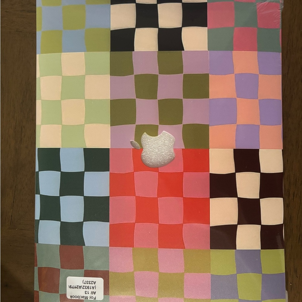 Colorful Checkered Apple Laptop Case for MacBook Air M1 2020